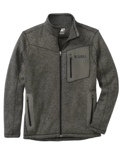 Kuiu Base Camp Full Zip Sweater | Charcoal