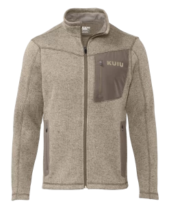 Kuiu Base Camp Full Zip Sweater | Khaki
