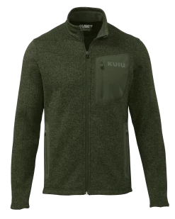 Kuiu Base Camp Full Zip Sweater | Verde Green