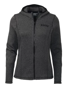 Kuiu Women's Base Camp Hooded Sweater | Charcoal