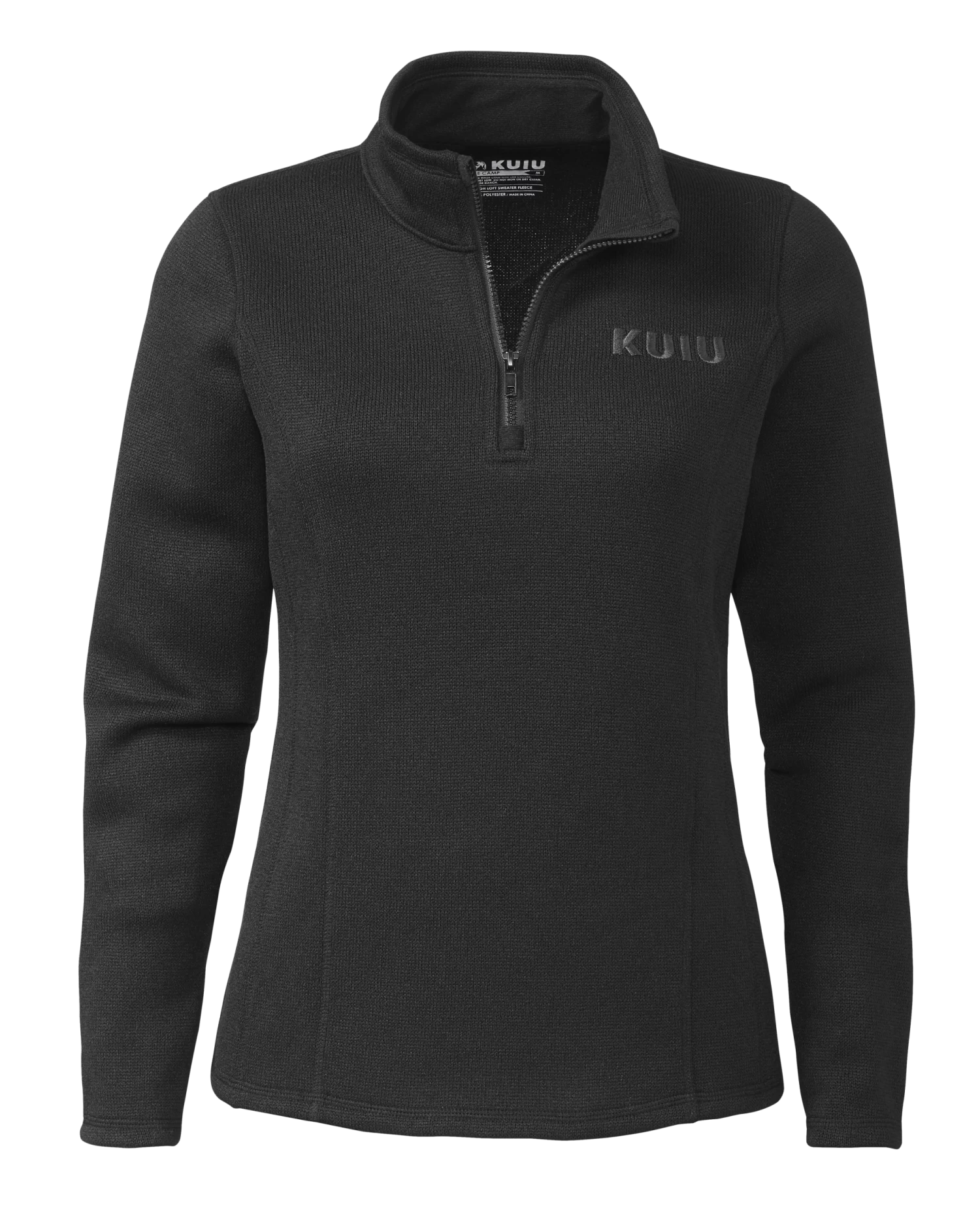 Kuiu Women's Base Camp Pullover Sweater | Black