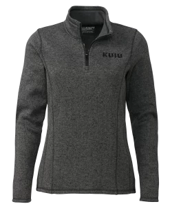 Kuiu Women's Base Camp Pullover Sweater | Charcoal