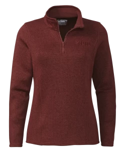 Kuiu Women's Base Camp Pullover Sweater | Merlot