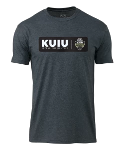 Kuiu Conservation Direct Box Logo T-Shirt | Charcoal