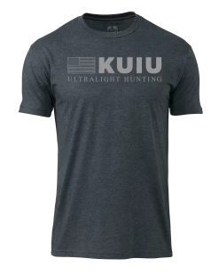 KUIU Mini Flag T-Shirt | Charcoal