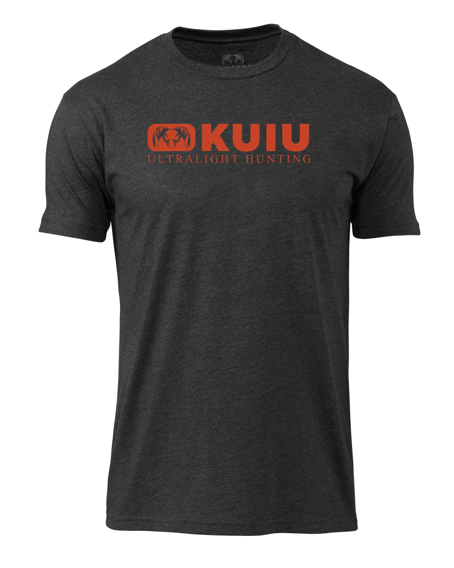 KUIU Block Logo T-Shirt | Charcoal/Red