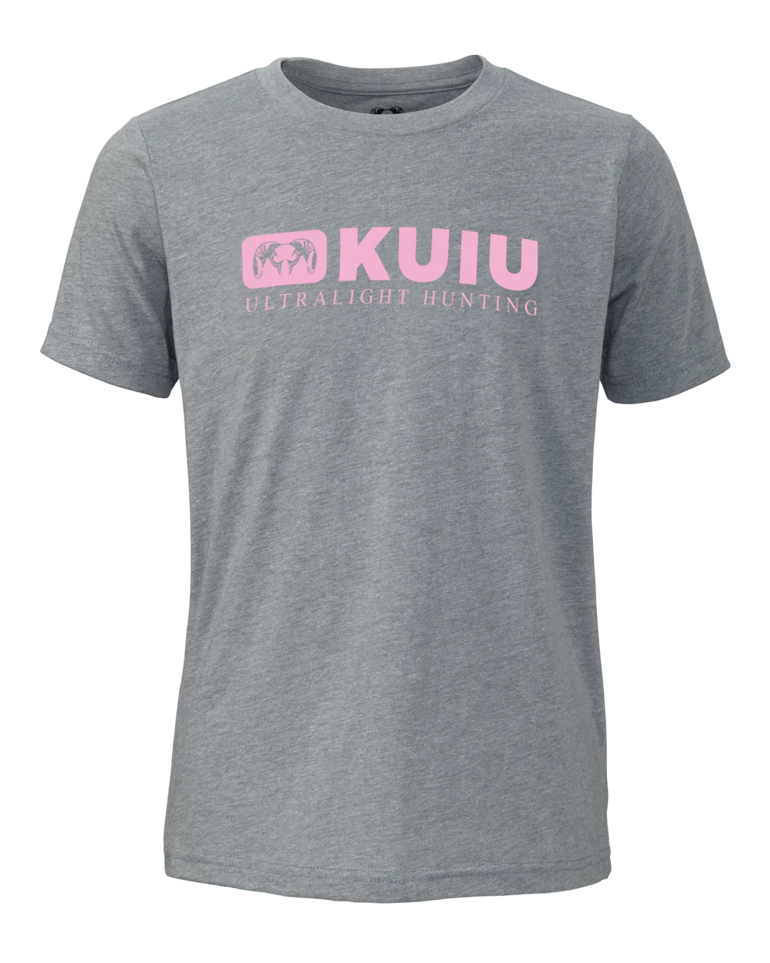 Kuiu Girl's Block Ram T-Shirt | Heather Grey