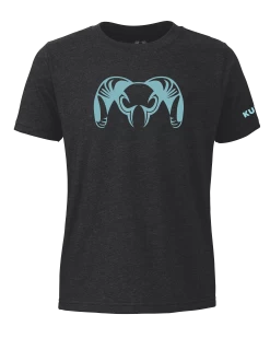 Kuiu Girl's Big Ram T-Shirt | Charcoal