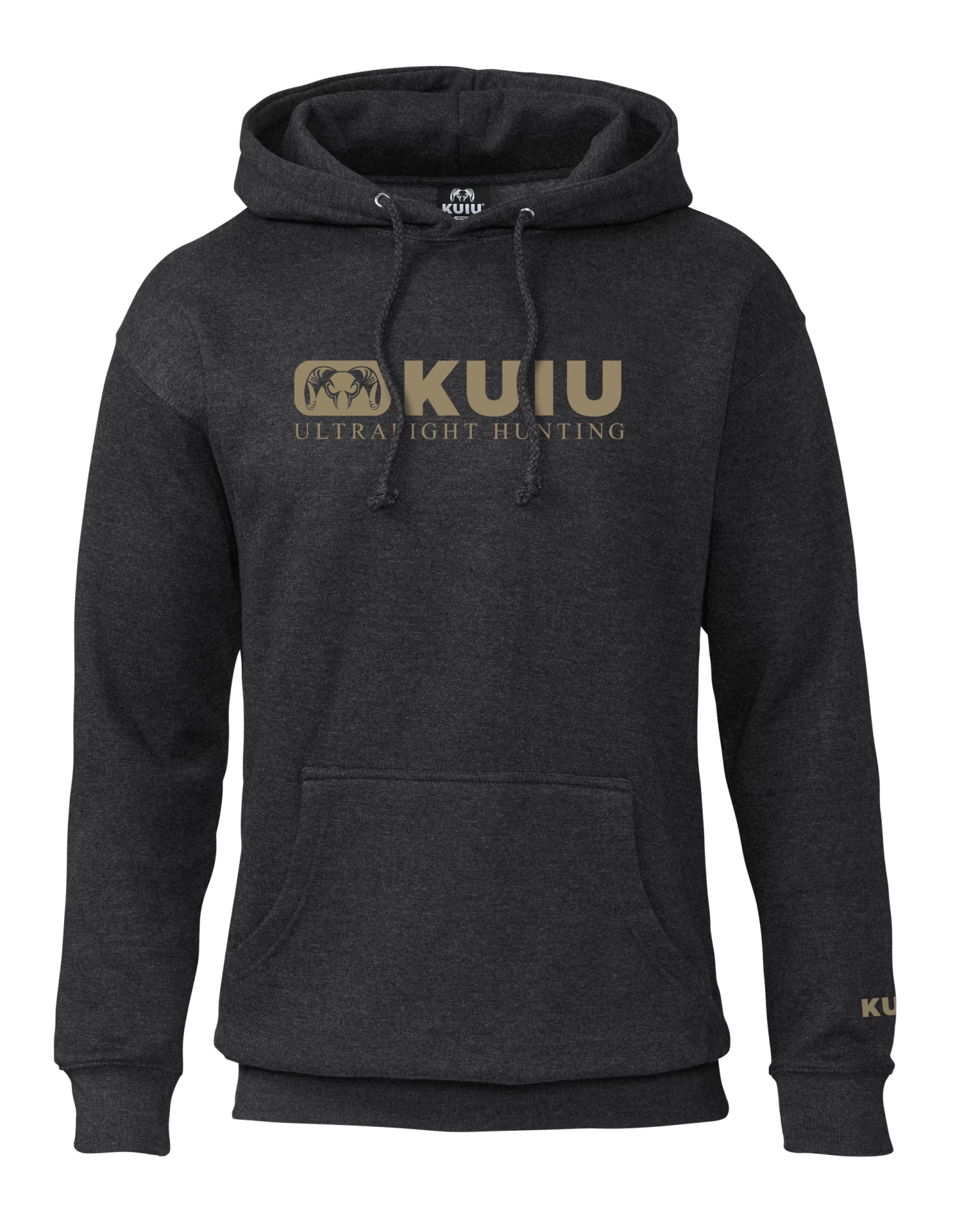 Kuiu Block Logo Hoodie | Charcoal