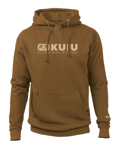 Kuiu Block Logo Hoodie | Saddle