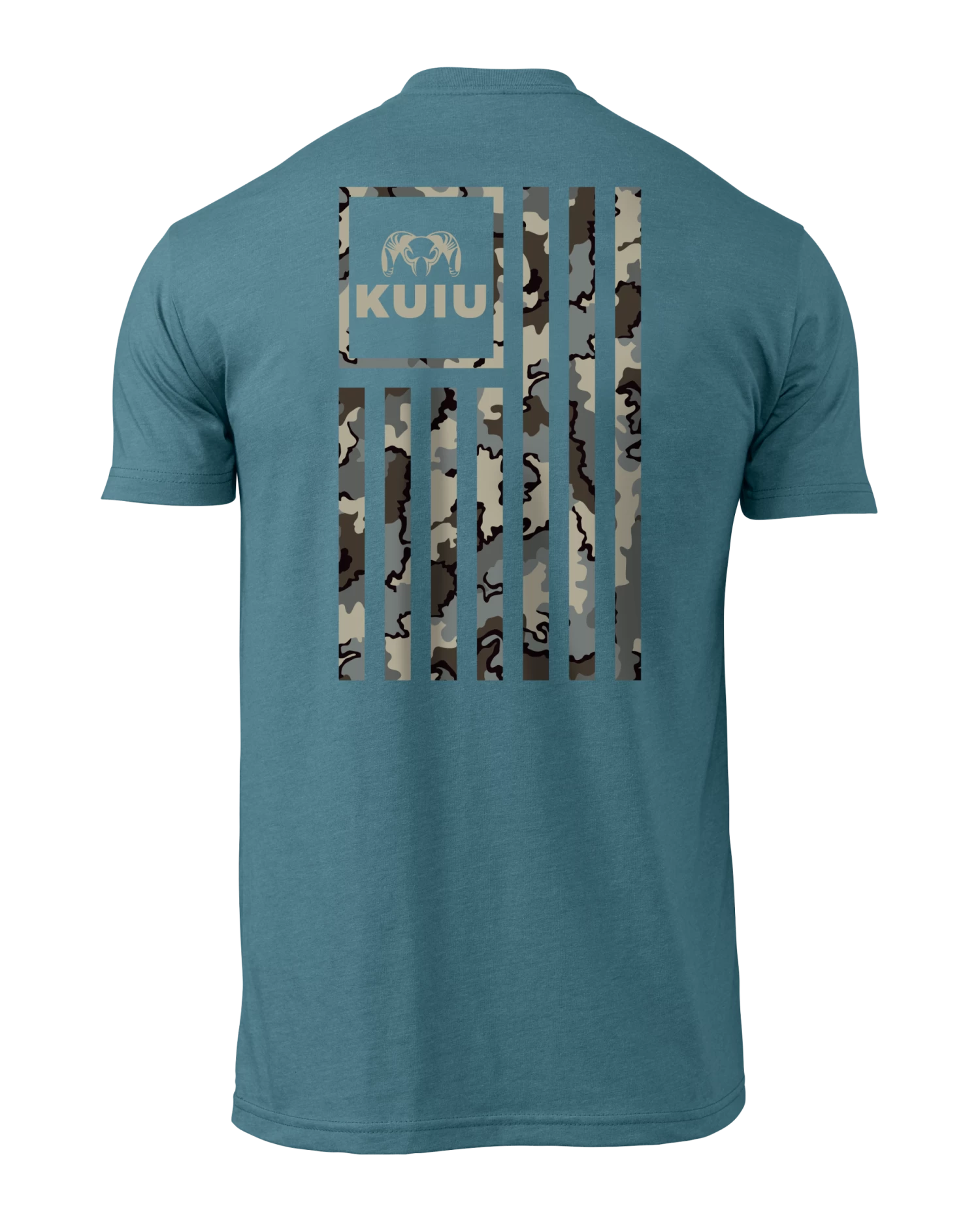 Kuiu Vertical Vias Flag T-Shirt | Indigo