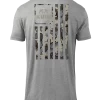Kuiu Vertical Vias Flag T-Shirt | Heather Grey