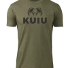 KUIU Stacked Logo T-Shirt | Military Green