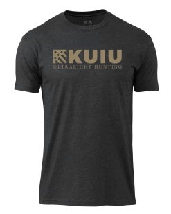 Kuiu Patriotic Block Logo T-Shirt | Charcoal