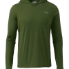 Kuiu ULTRA Merino 120 LT LS Hoodie | Verde Green