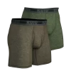 Kuiu ULTRA Merino Boxer Brief 2-Pack | Ash-Verde Green