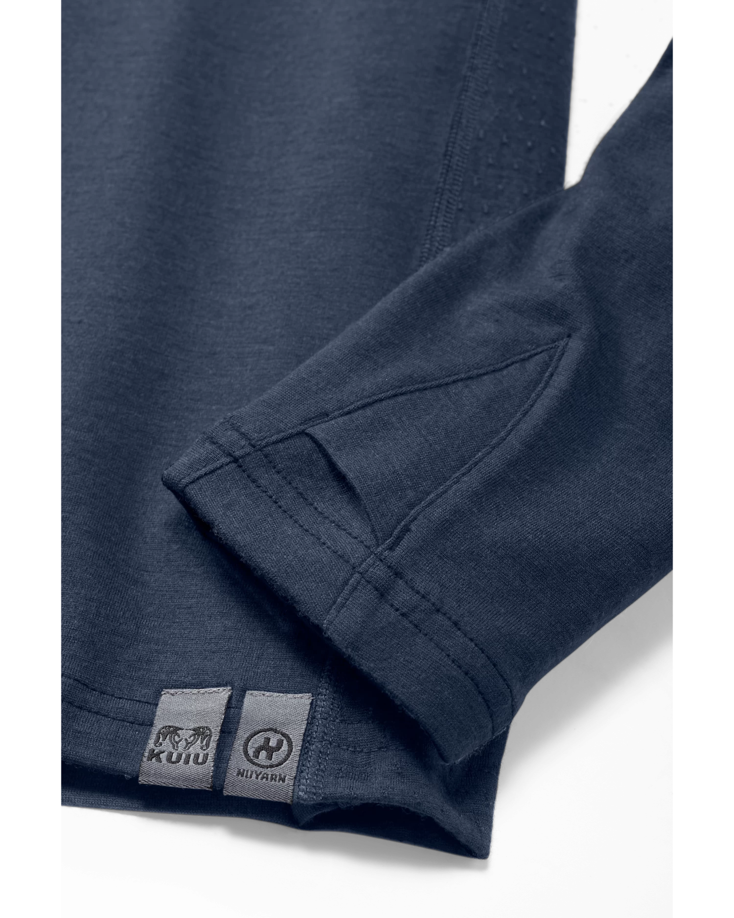 Kuiu ULTRA Merino 145 Zip-T Hunting Hoodie | Steel Blue - Image 3