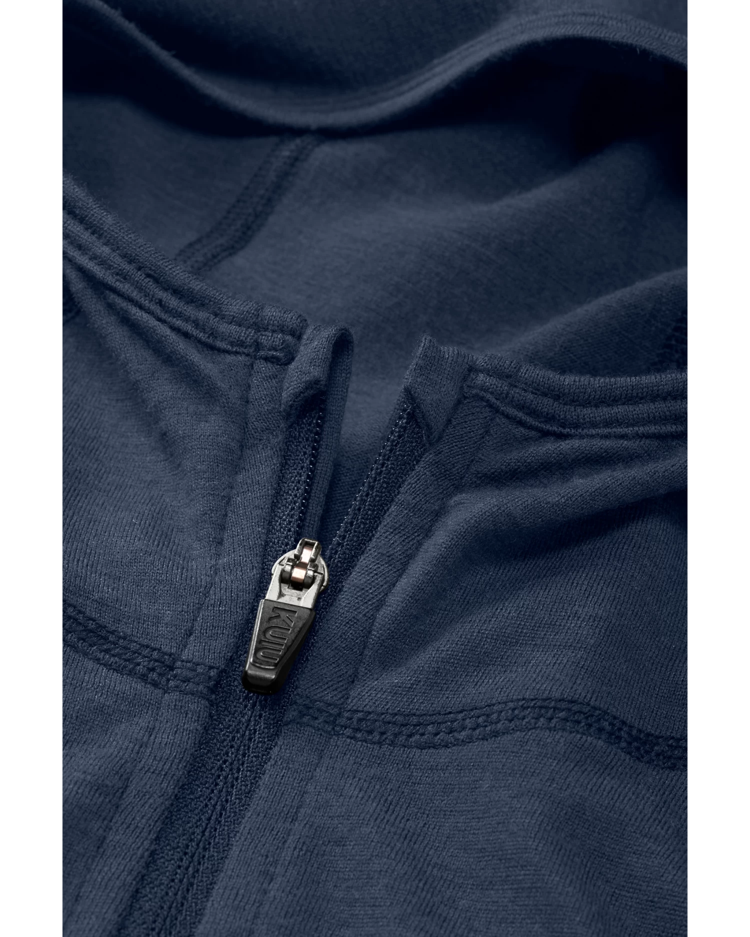 Kuiu ULTRA Merino 145 Zip-T Hunting Hoodie | Steel Blue - Image 4