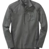 Kuiu ULTRA Merino 145 Zip-T Hunting Shirt | Charcoal Black