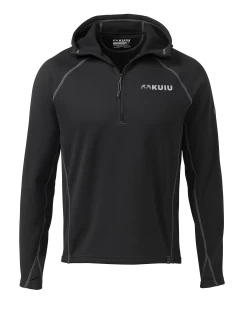 Kuiu Peloton 200 Zip-T Hoodie | Black