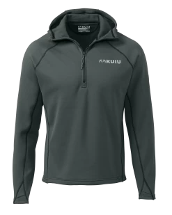 Kuiu Peloton 200 Zip-T Hoodie | Gunmetal
