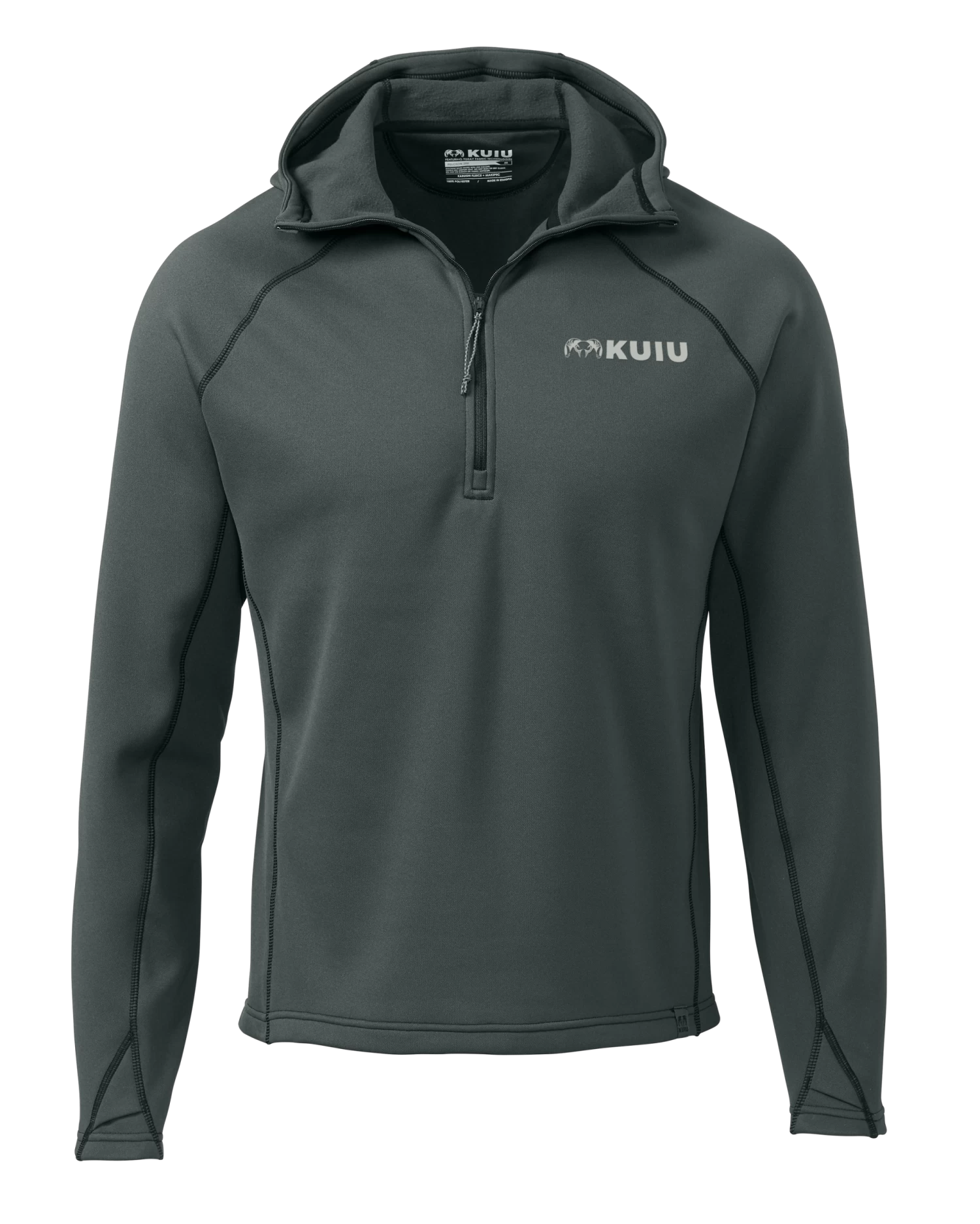 Kuiu Peloton 200 Zip-T Hoodie | Gunmetal