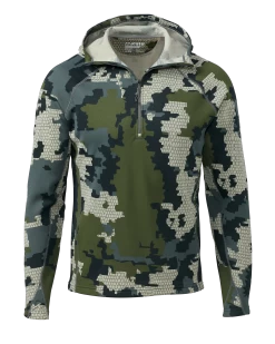 Kuiu Peloton 200 Zip-T Hoodie | Verde