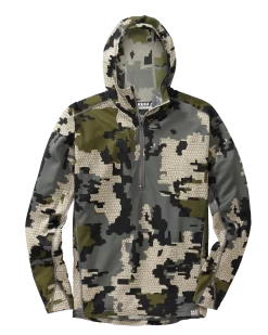 Kuiu Peloton 97 Fleece Zip-T Hoodie | Verde