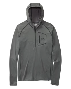 Kuiu PRO Merino 200 Zip-T Hoodie | Charcoal