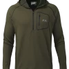 Kuiu PRO Merino 200 Zip-T Hoodie | Loden