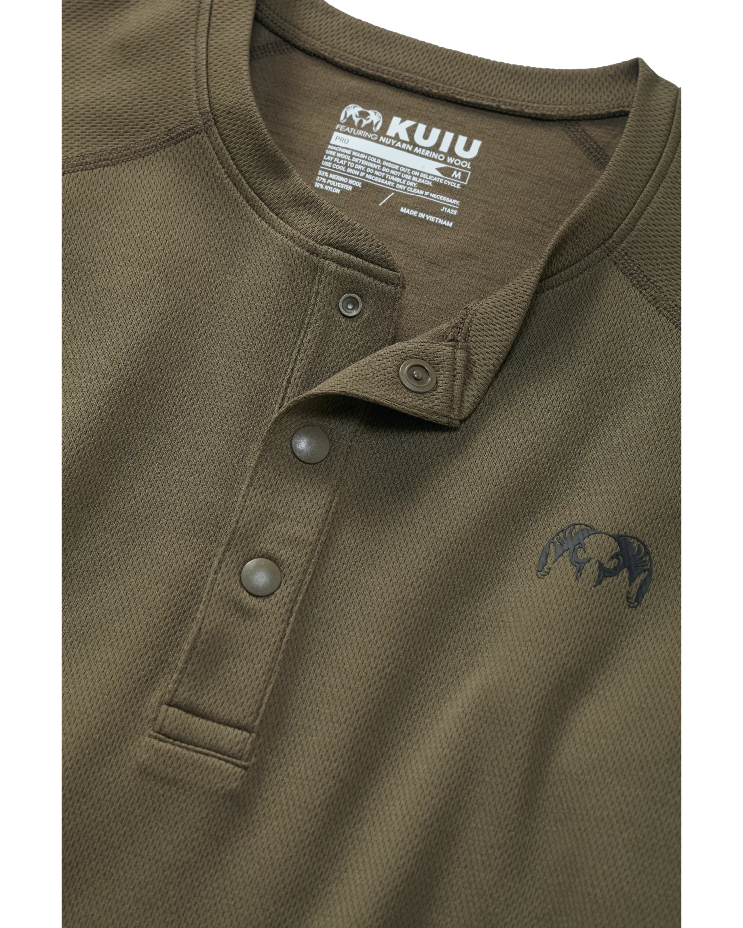 Kuiu PRO Merino 200 Henley | Ash - Image 2