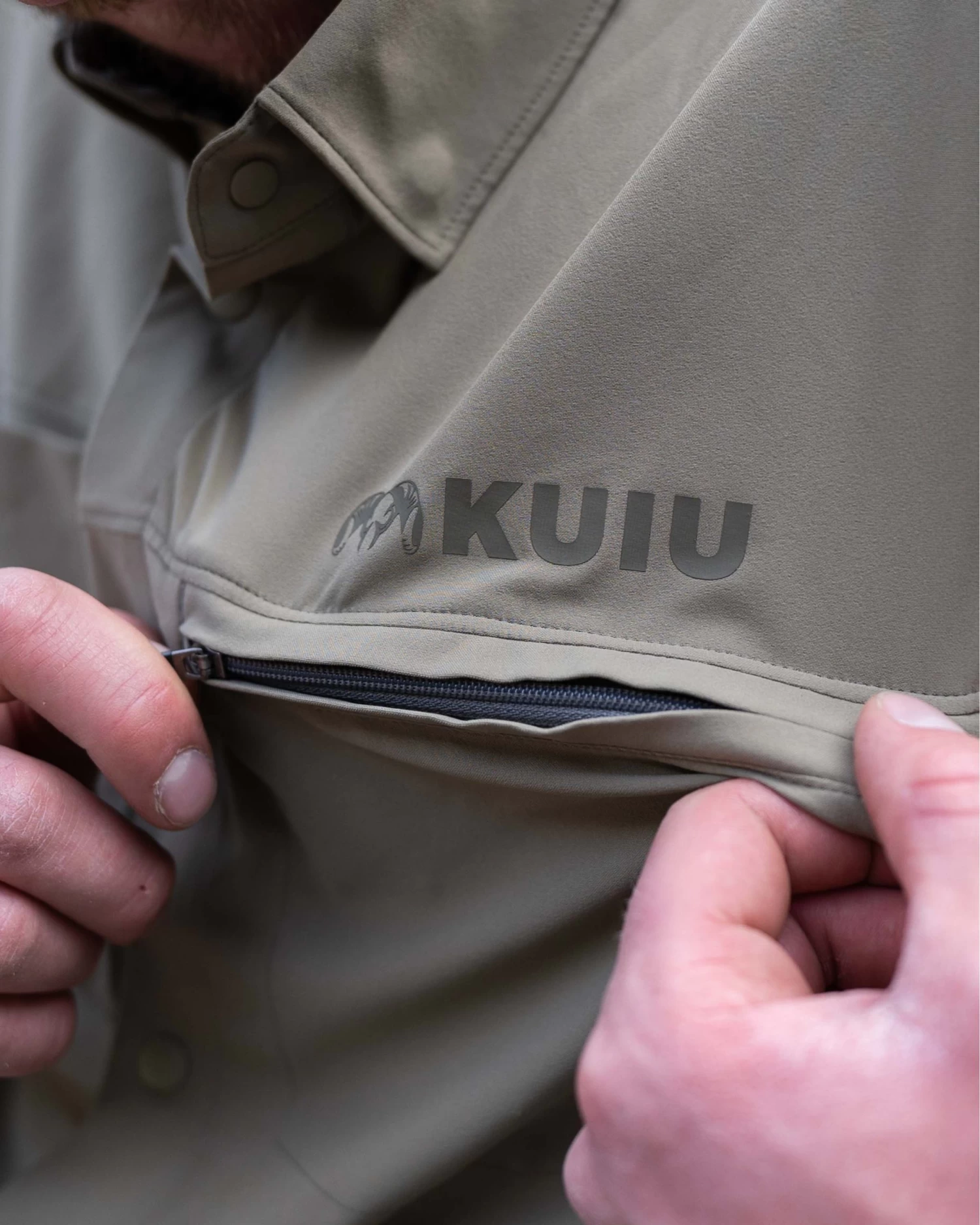 Kuiu Mesa Vented SS Snap Shirt | Olive - Image 7
