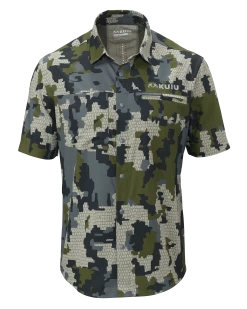 Kuiu Mesa Vented SS Snap Shirt | Verde