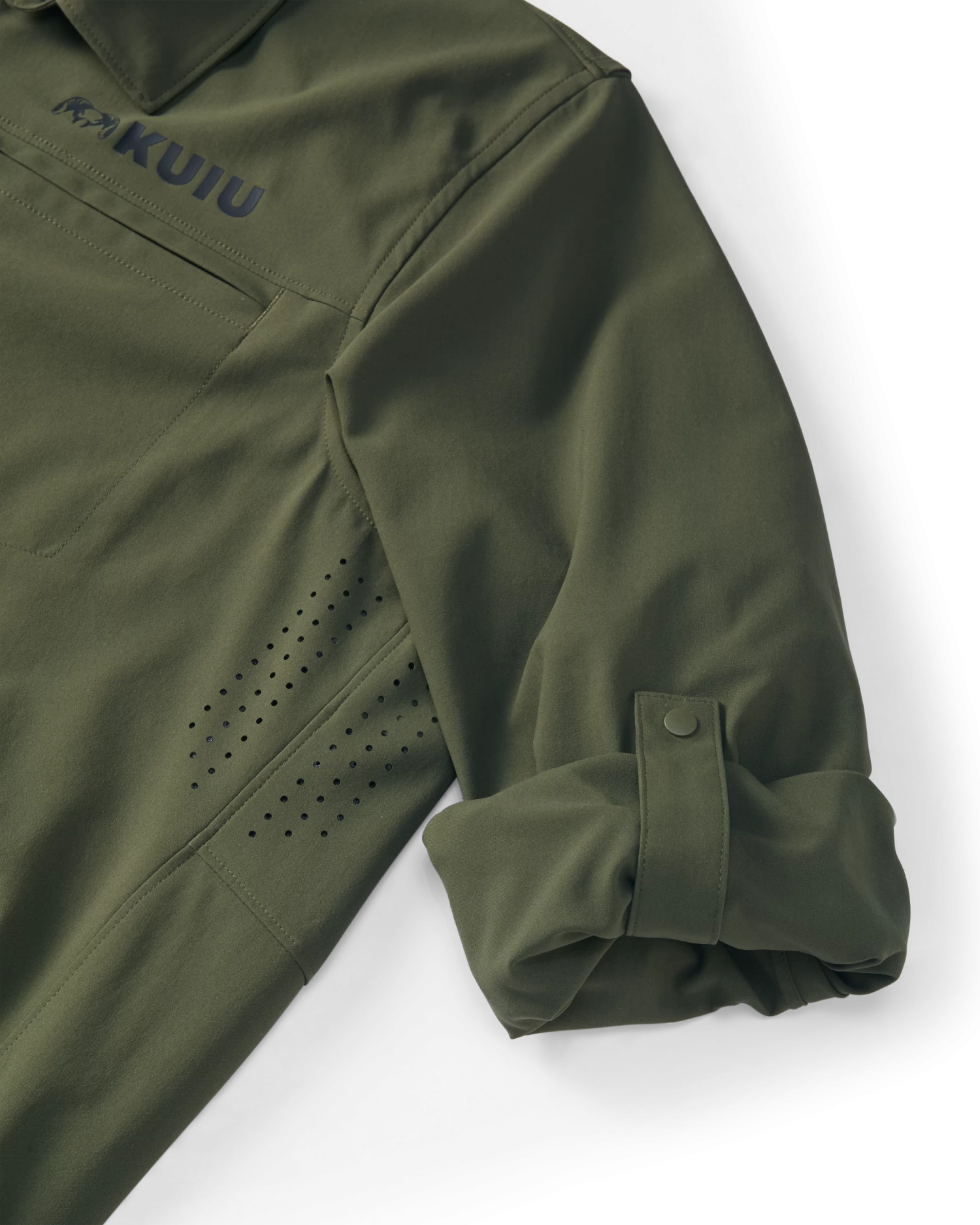 Kuiu Mesa Vented LS Snap Shirt | Olive - Image 6