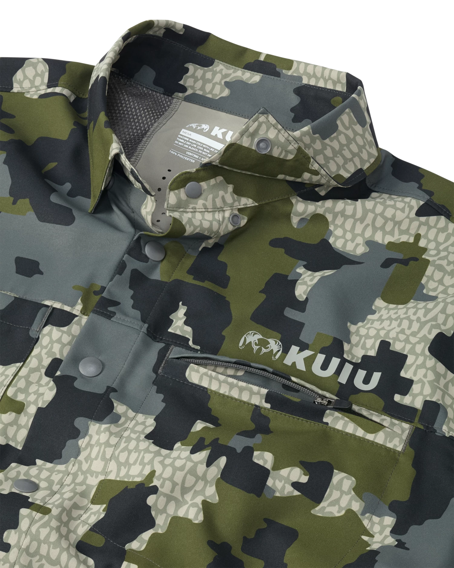 Kuiu Mesa Vented LS Snap Shirt | Verde - Image 4