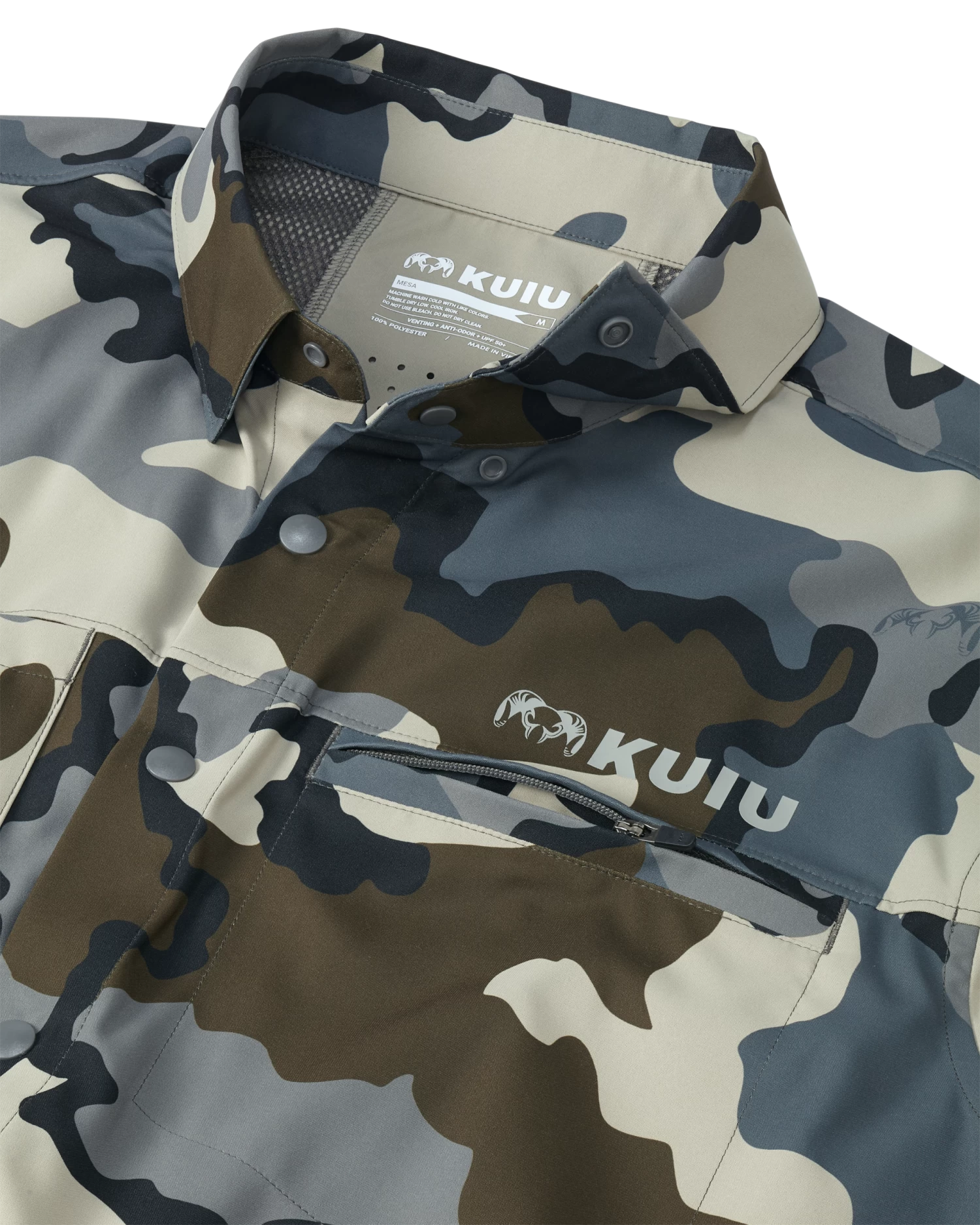 Kuiu Mesa Vented LS Snap Shirt | Vias - Image 4