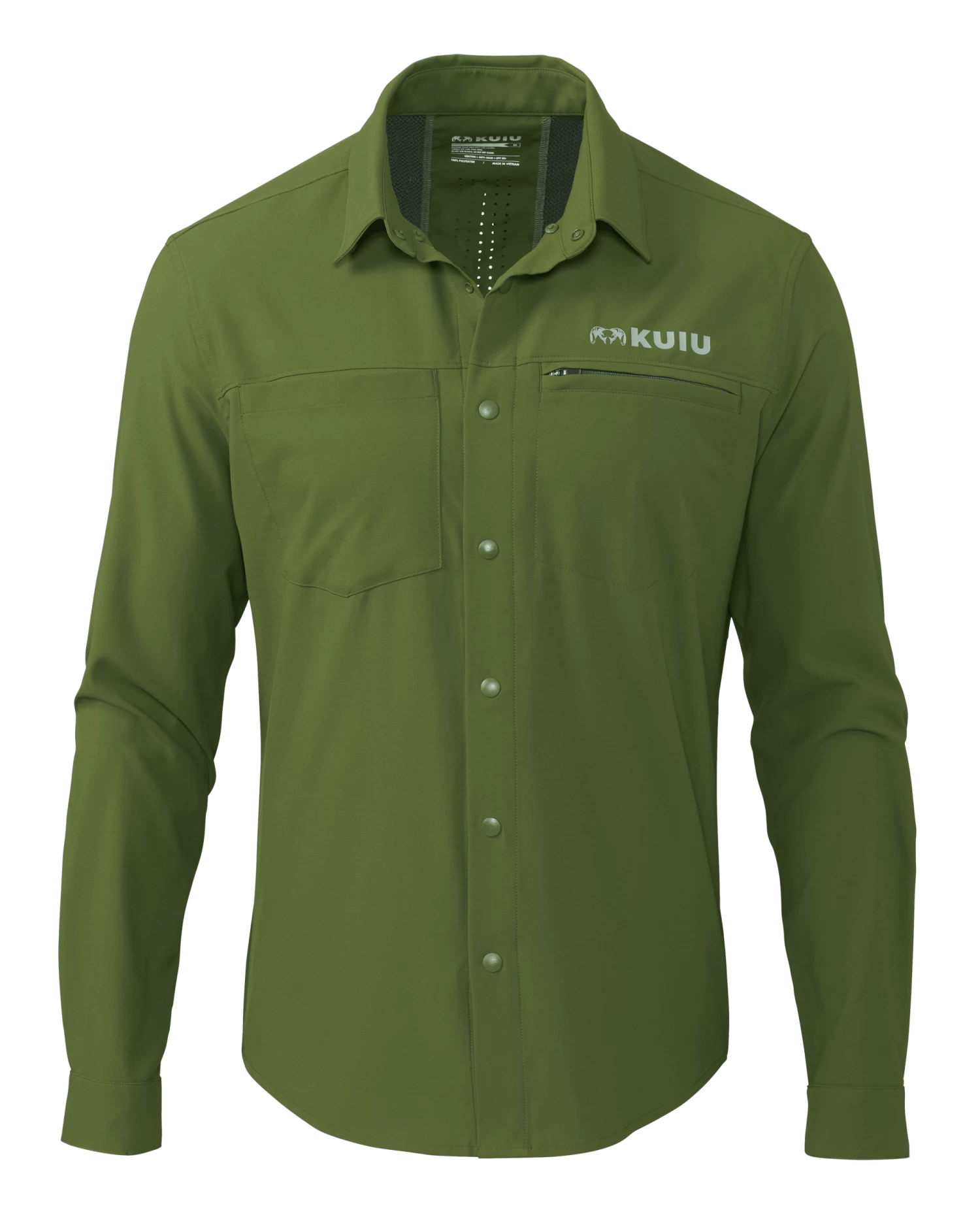 Kuiu Mesa Vented LS Snap Shirt | Verde Green