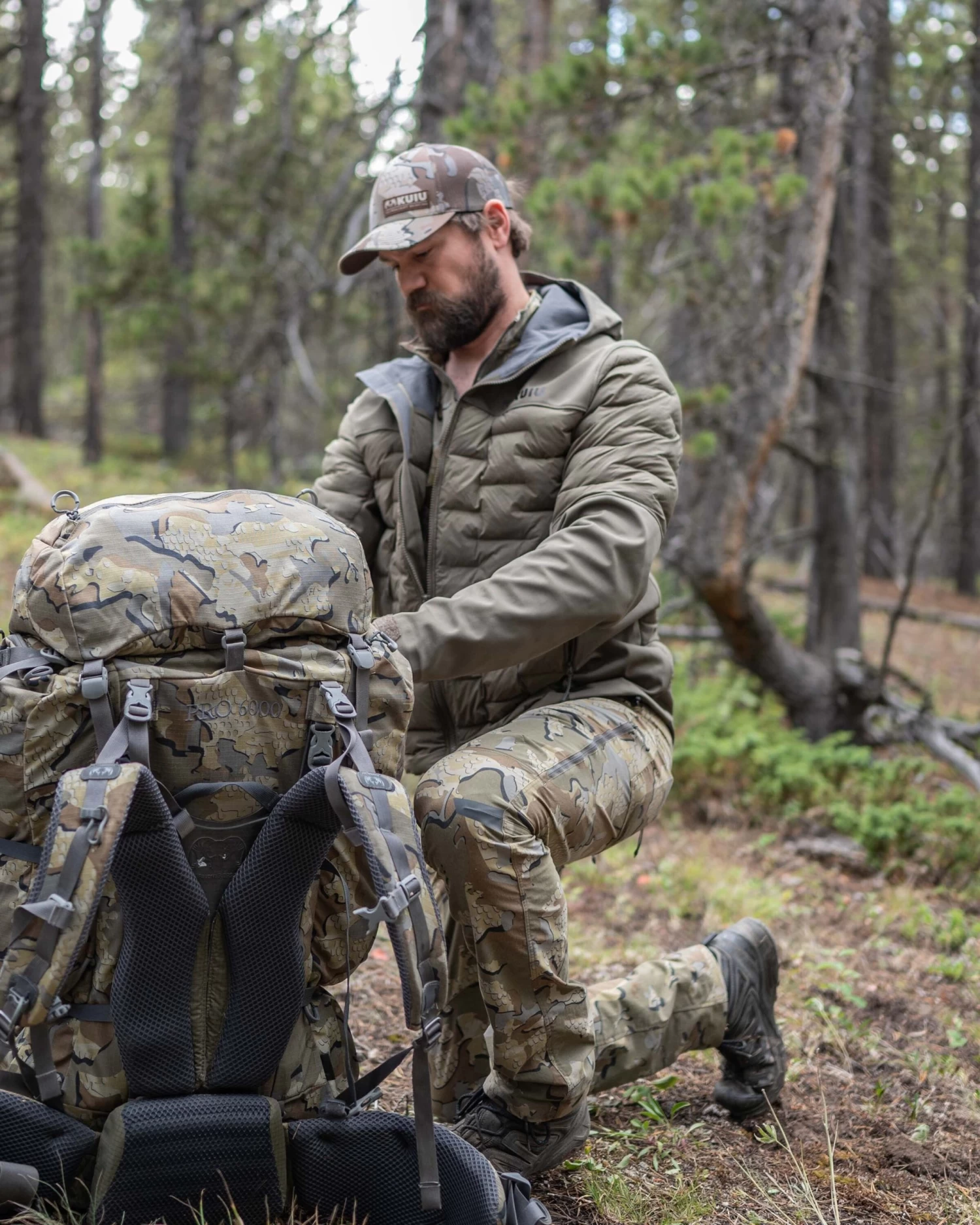 Kuiu Axis Thermal Hybrid Hooded Jacket | Ash - Image 3