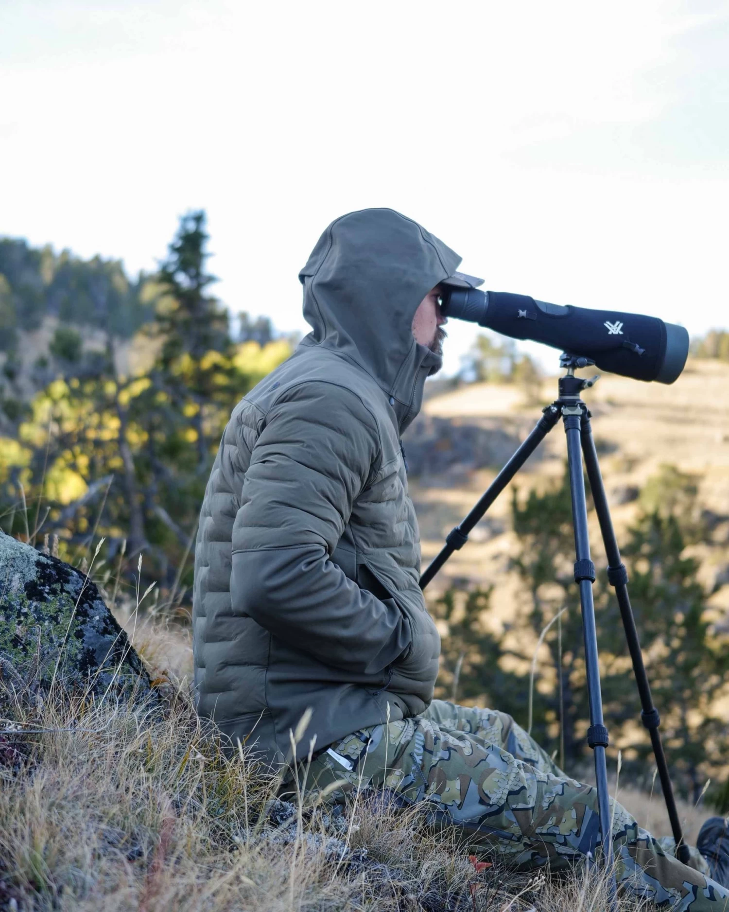Kuiu Axis Thermal Hybrid Hooded Jacket | Ash - Image 5
