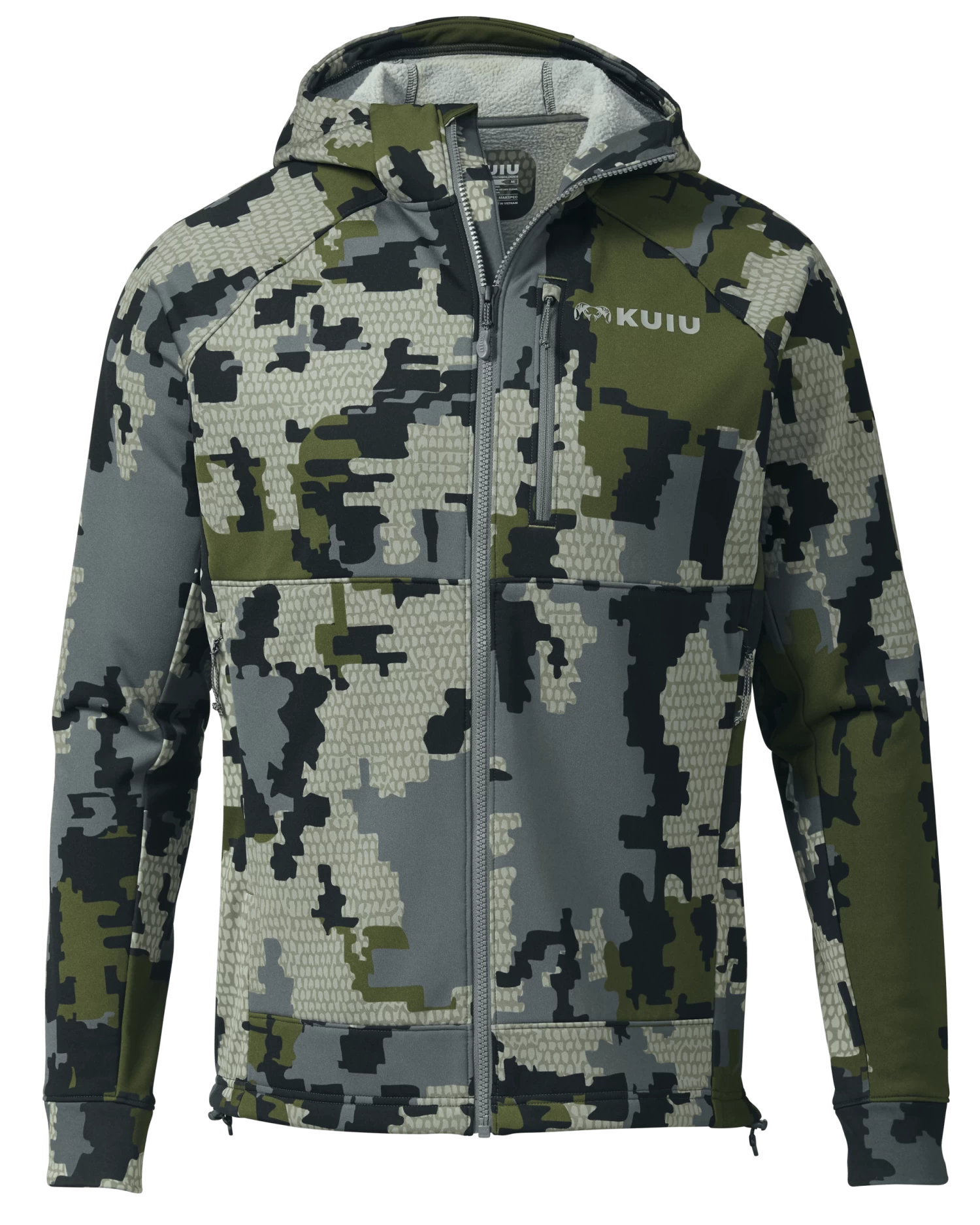 Kuiu StrongFleece 275 Full Zip Hoodie | Verde