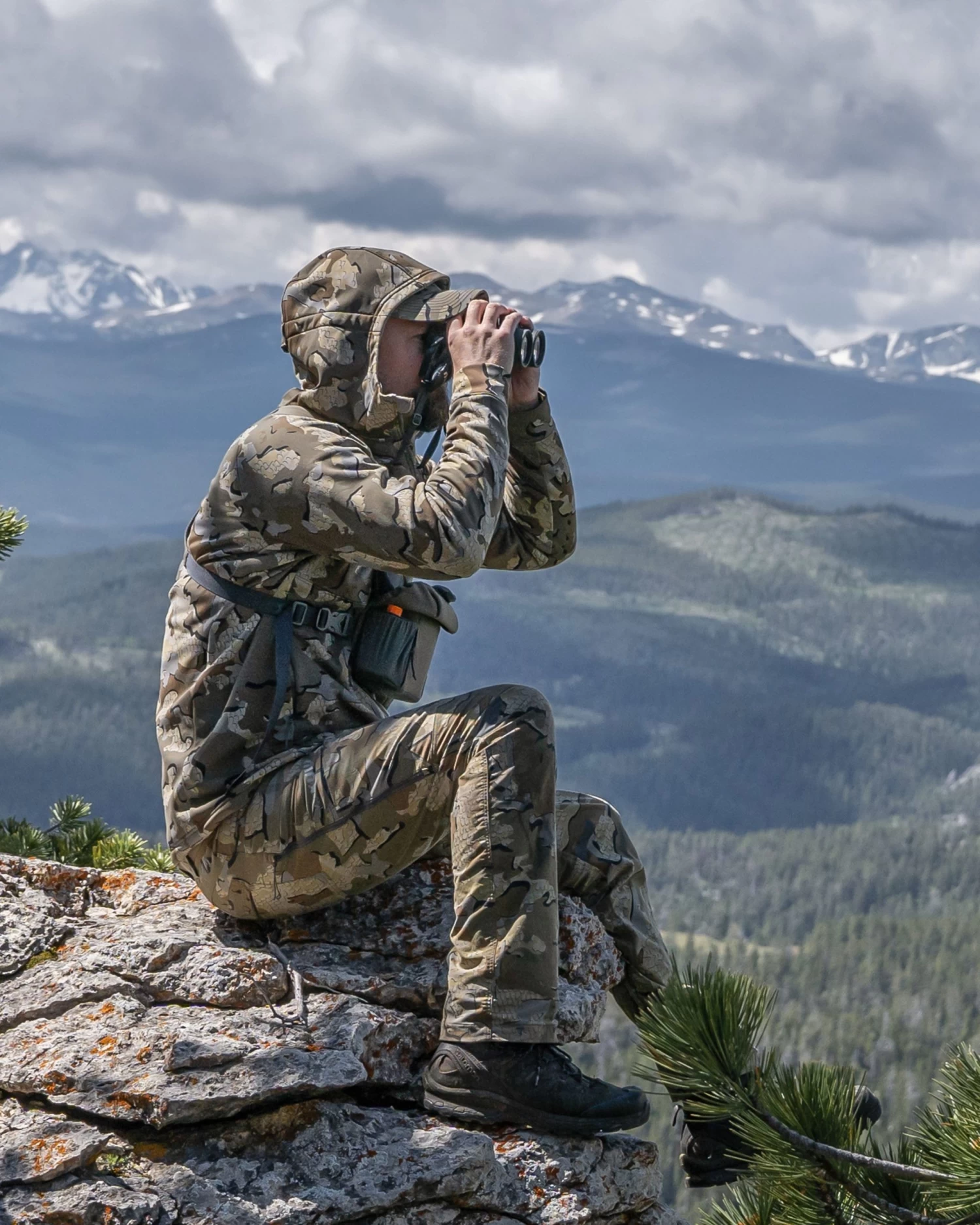 Kuiu StrongFleece 275 Full Zip Hoodie | Verde - Image 5