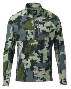 Kuiu StrongFleece 190 Zip-T | Verde