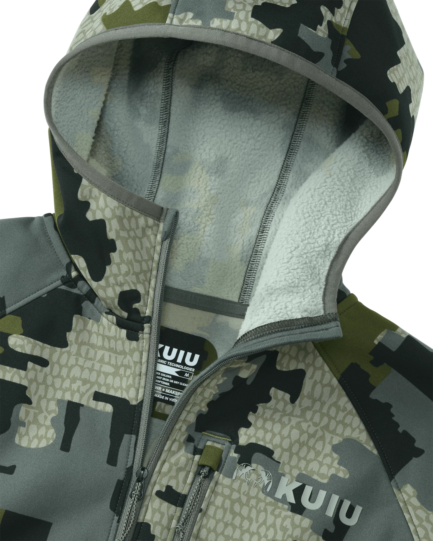 Kuiu StrongFleece 235 Zip-T Hoodie | Verde - Image 3