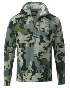 Kuiu StrongFleece 235 Zip-T Hoodie | Verde