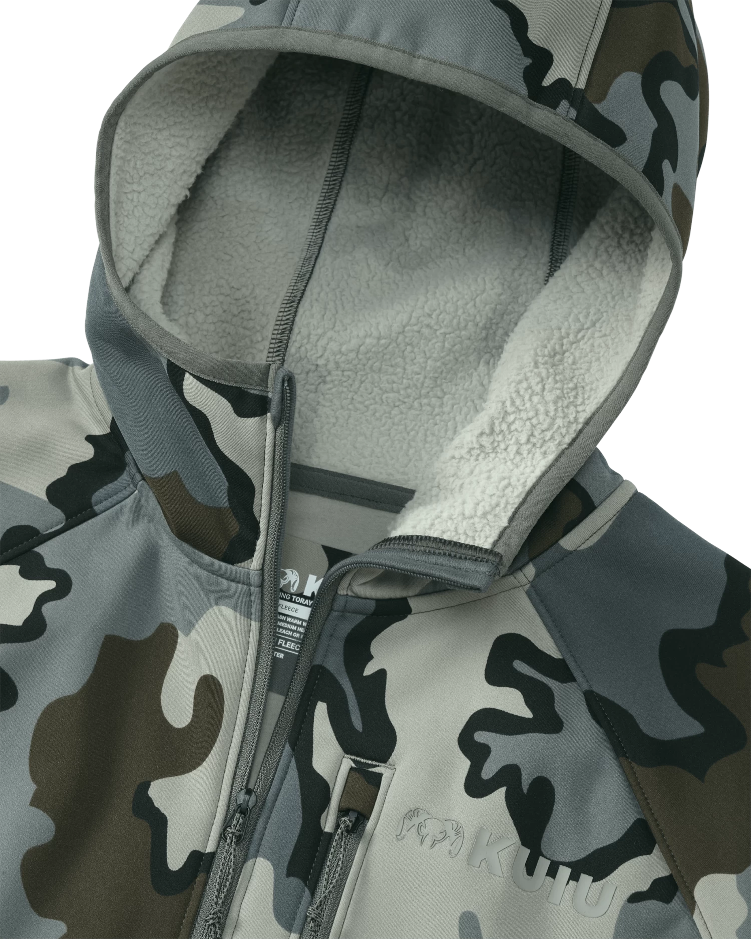 Kuiu StrongFleece 235 Zip-T Hoodie | Vias - Image 3