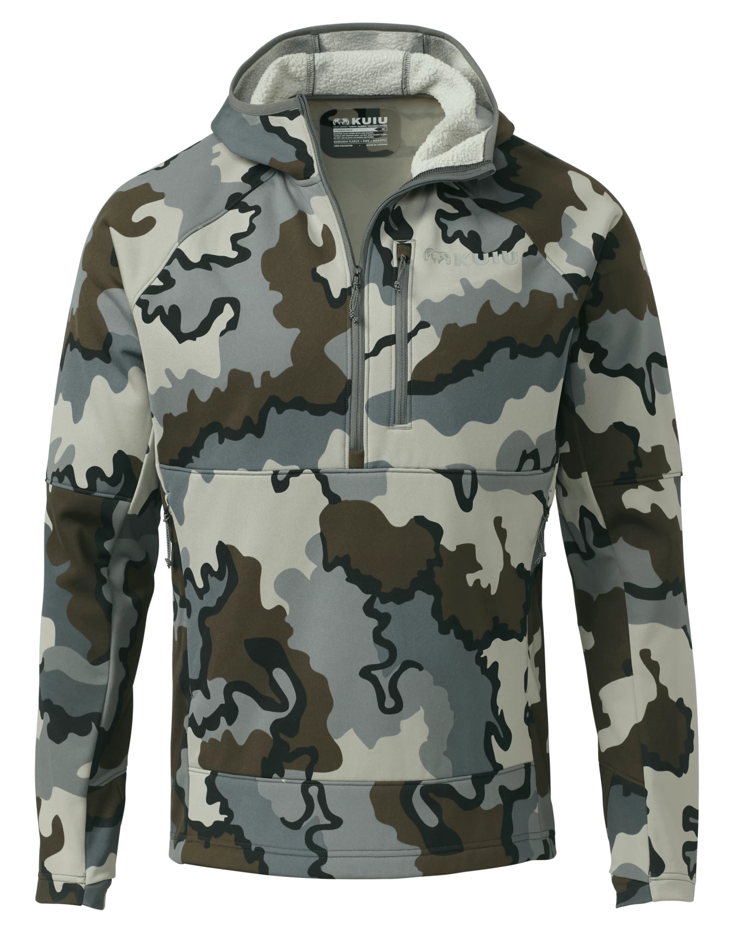 Kuiu StrongFleece 235 Zip-T Hoodie | Vias