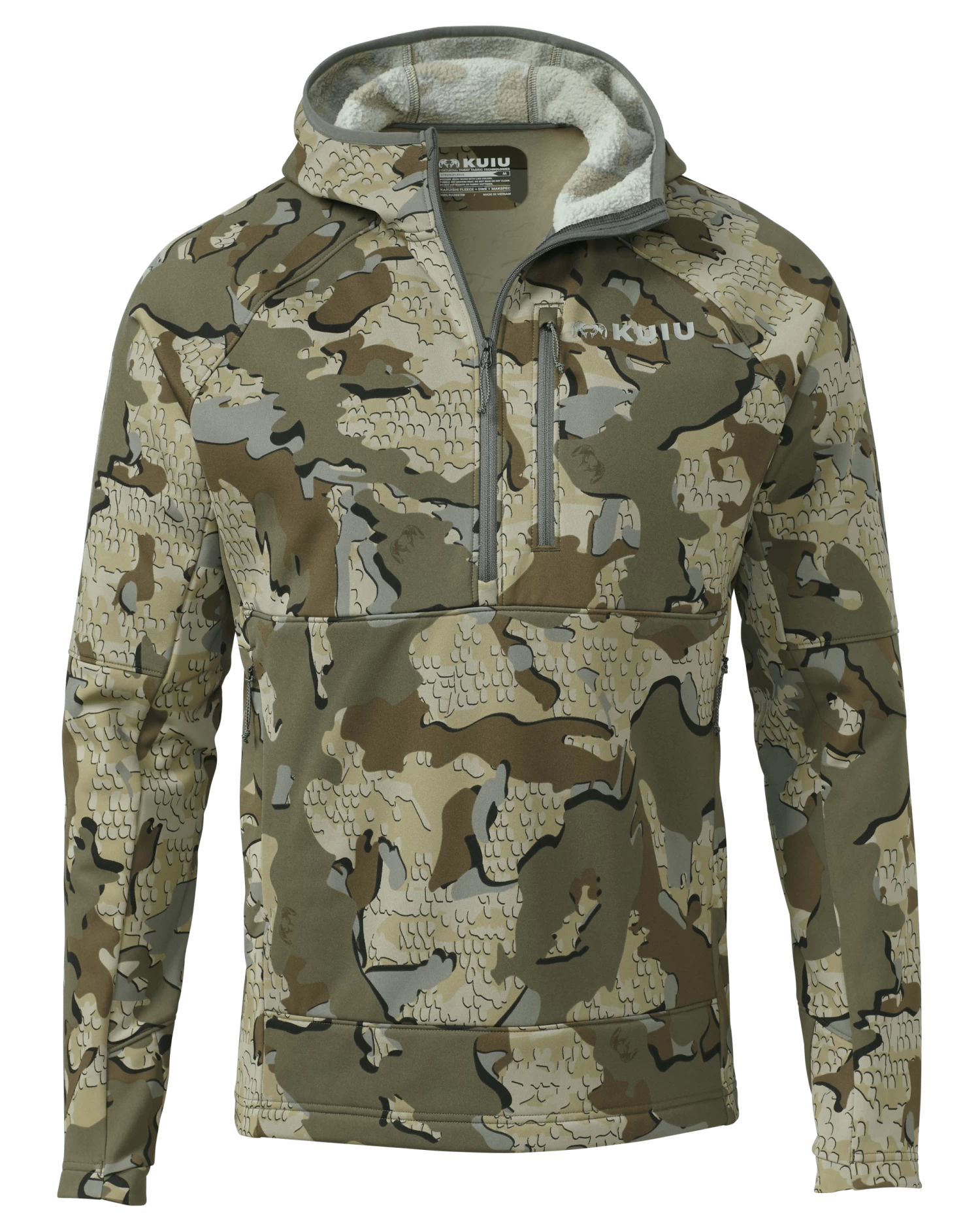 Kuiu StrongFleece 235 Zip-T Hoodie | Valo
