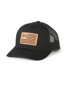 Kuiu Patriot Ram Flag Trucker Hat | Black