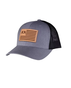 Kuiu Patriot Ram Flag Trucker Hat | Heather Black