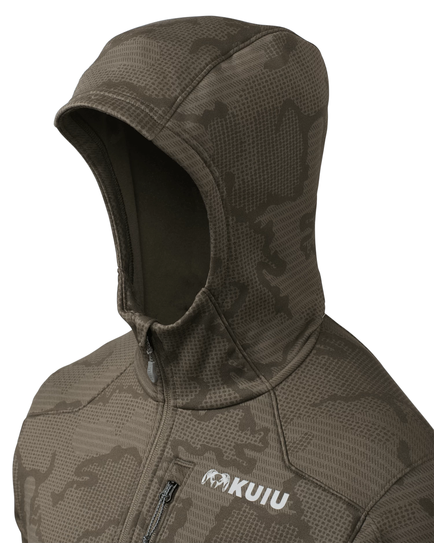 Kuiu Ridgepoint Fleece Full Zip Hoodie | Ash - Image 3